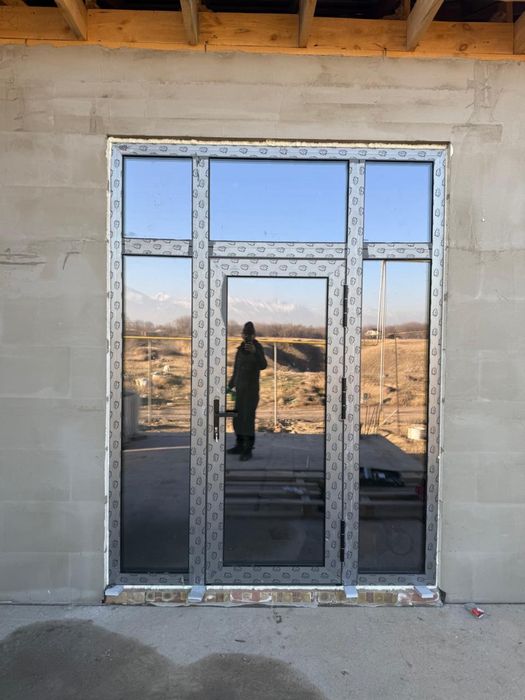 Пластик  Алюминий окно и двери балкон