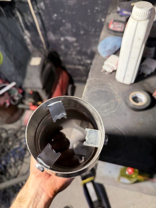 tips capat final evacuare 80mm inox prin prindere sau sudare
