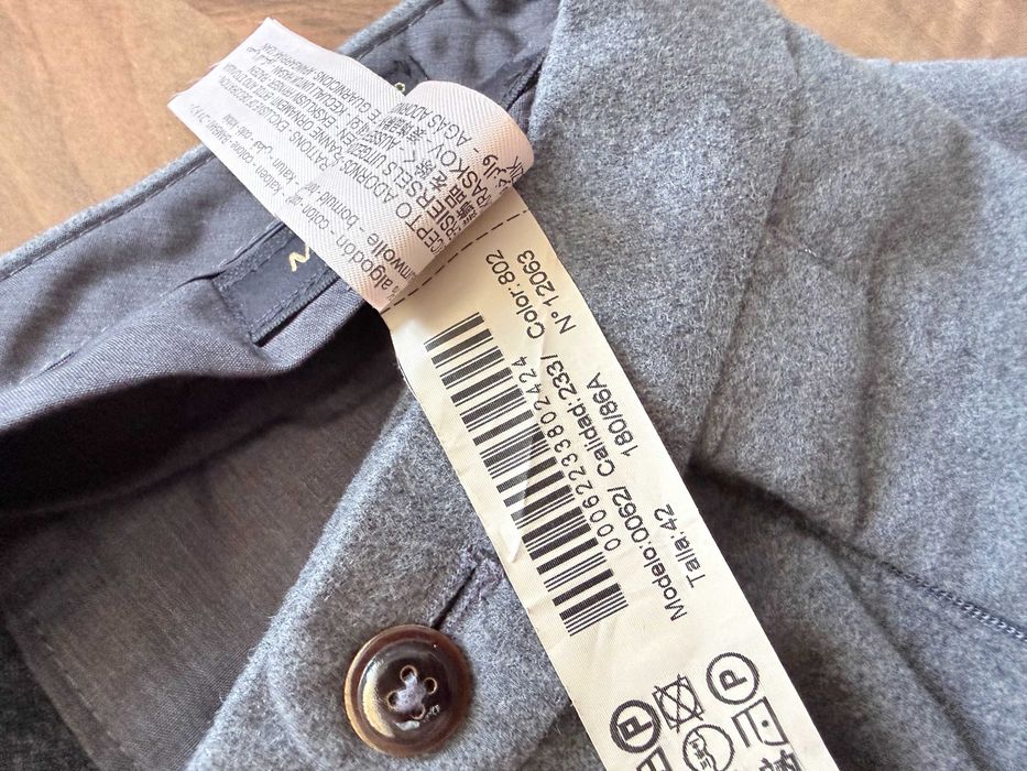 pantaloni Massimo Dutti gri, Eur 42, Usa\Mex 32