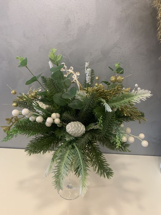 Новогодняя композиция на стол