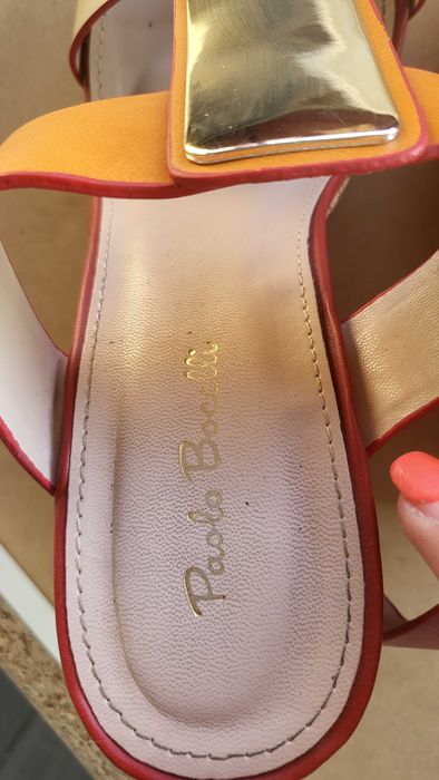 Дамски сандали на платформа