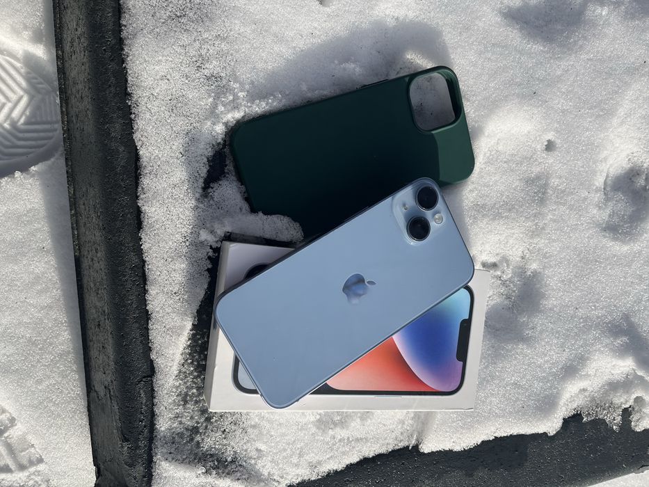 Iphone 14 baby blue 128gb baterie 95%