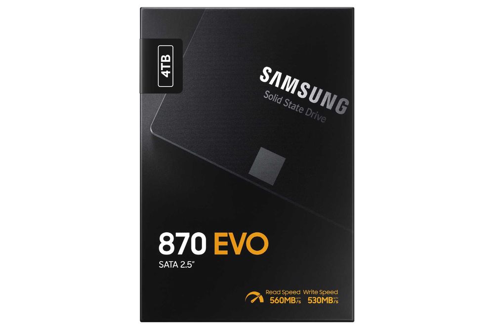 Нов Samsung 870 EVO 4TB SSD SATA 2.5" - 3 г. гаранция, налични 4 бр.