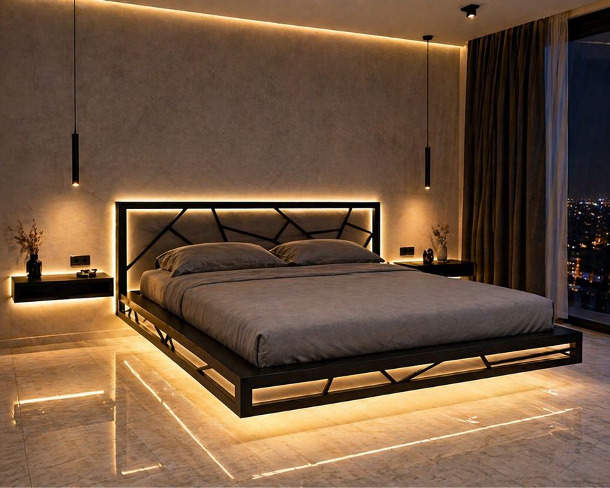 Кравать Дизаин не касаемый пол