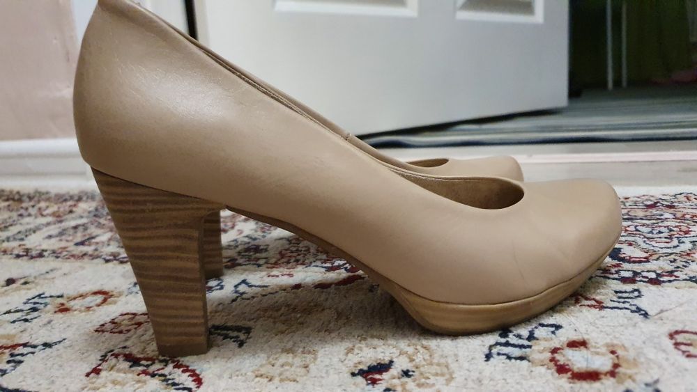 Туфли кожа светлые