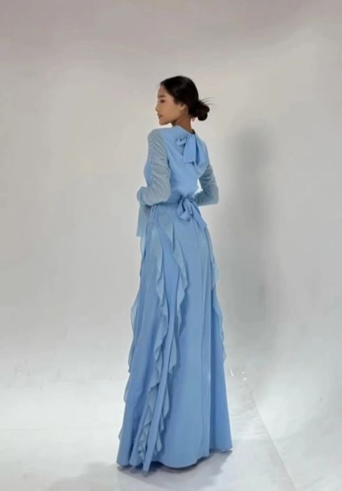 длинное вечернее платье