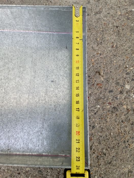 Лоток , поддон . Оцинковка.