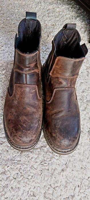 Ghete Barbati Piele Naturala Maro Apache Marime 46