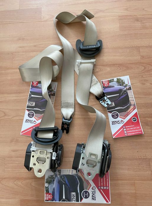 Volkswagen Passat B8 / Arteon - centuri siguranta fata - BEJ / Cream