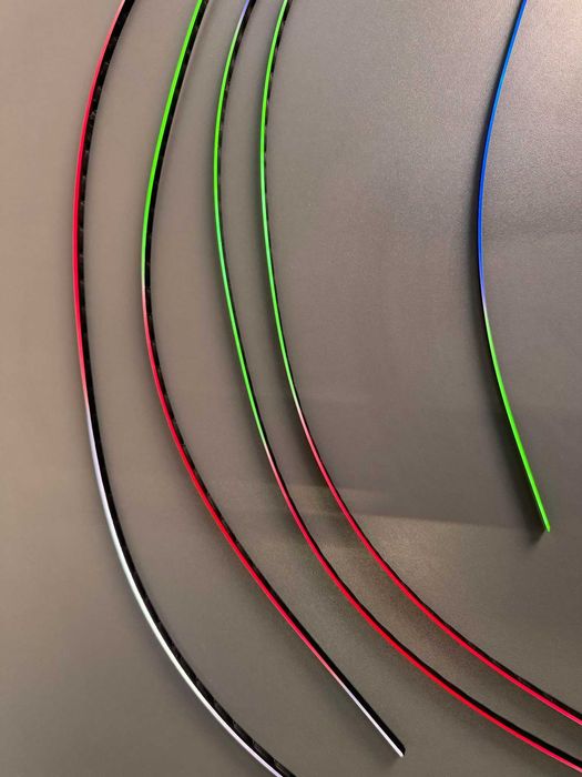 Kit 6 lumini ambientale auto RGB acrilice, wireless prin aplicatie