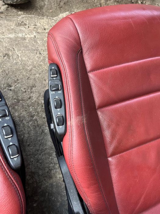 Салон за Mercedes-Benz W207 купе червен подгрев ном 199