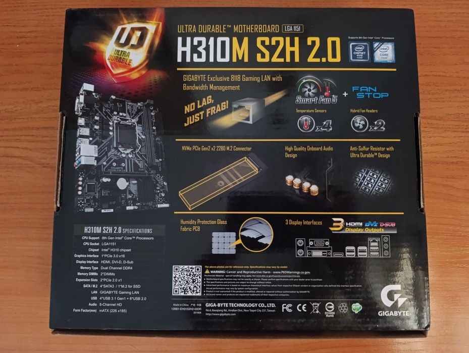 Материнская плата H310M SH 2.0