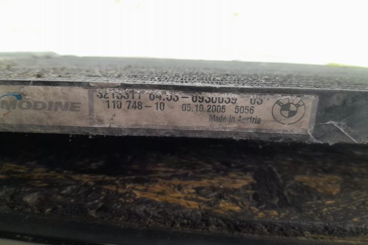 Radiator apa 3.0 D 110748-10 BMW Seria 3 E90  [din 2004 pana  2010] seria