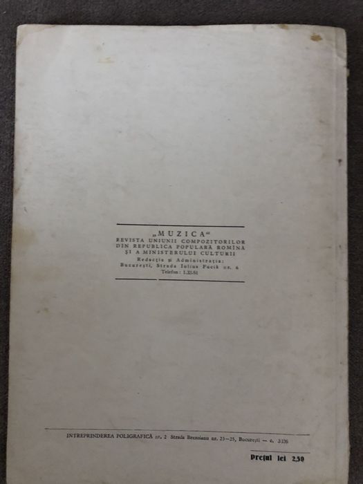 Revista Muzica mai 1955