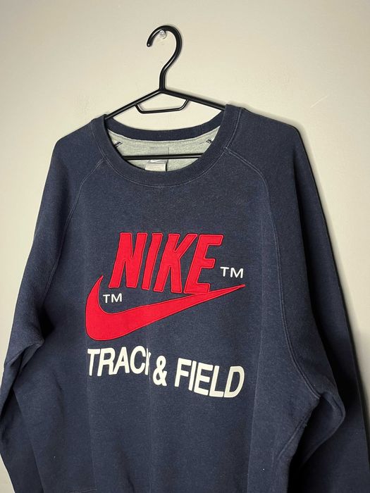 Nike Vintage 00s Track & Field Crewneck Sweatshirt Мъжка Блуза