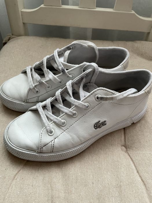 Детски кожени кецове Lacoste