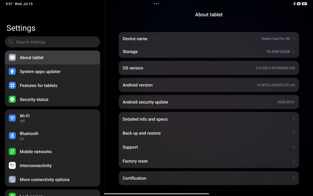 Redmi Pad pro 5G
