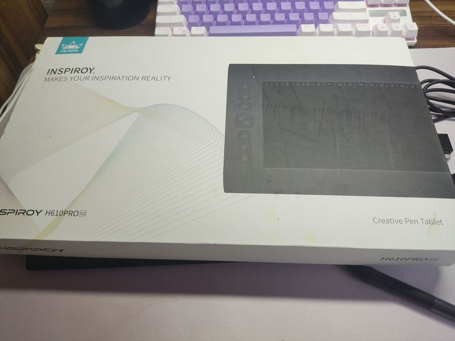 продам графический планшет HUION H610PRO V2