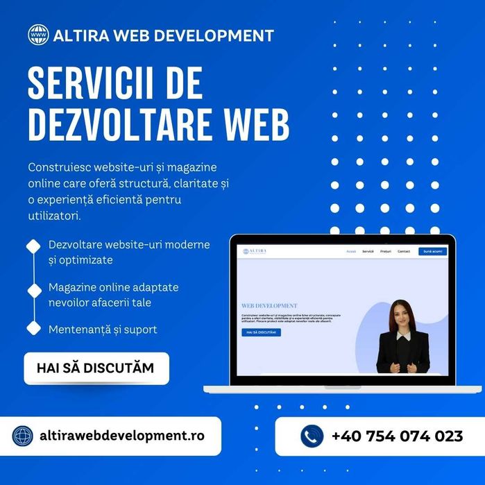 Website-uri și magazine online pentru o prezență online profesionistă!