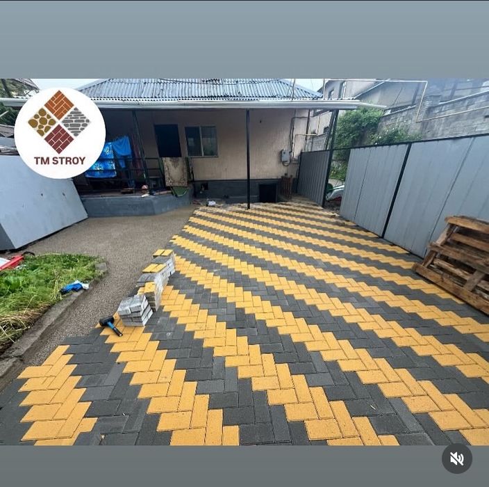 Укладка брусчатки и Асфальтирование