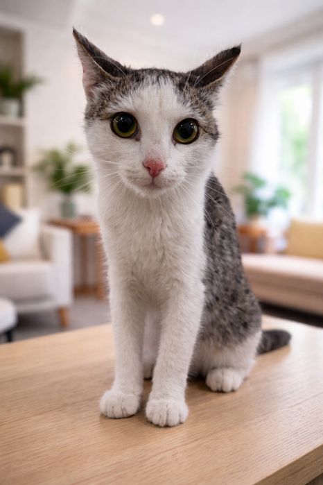 Котенок  ищет семью. 6 месяцев.