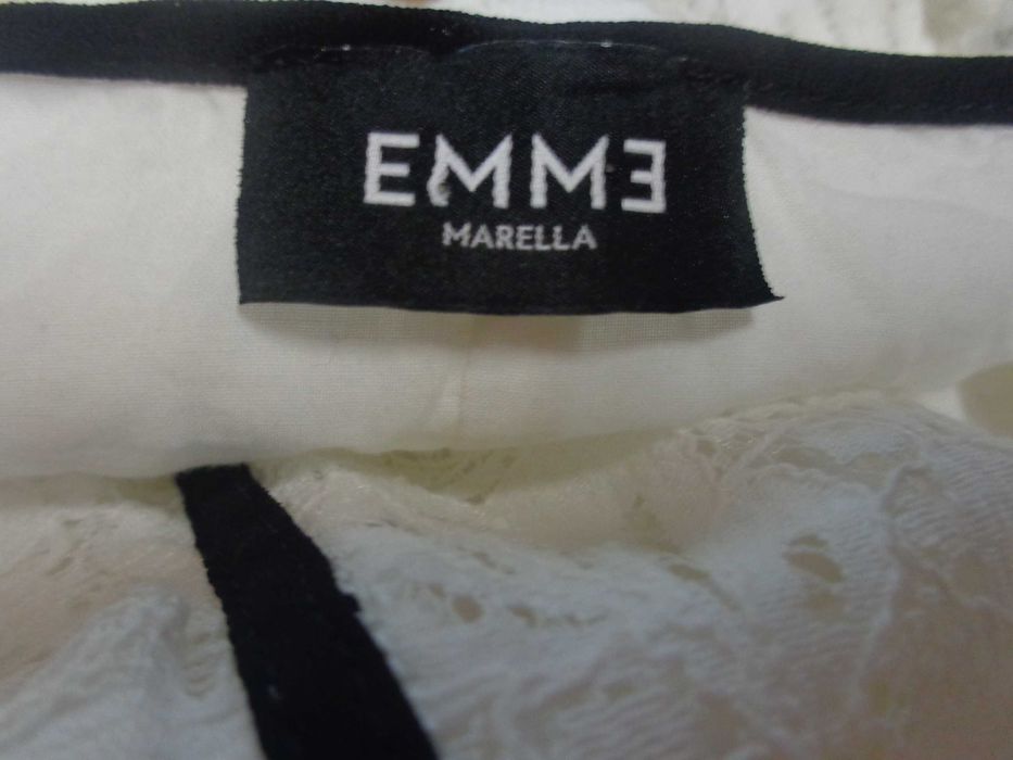 Rochie EMME By Marella dantela alba marimea 46