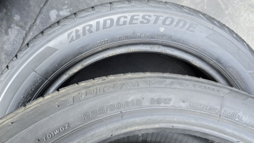 2 anvelope vară Bridgestone 225/50/18