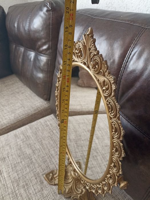 Месингово винтидж огледало