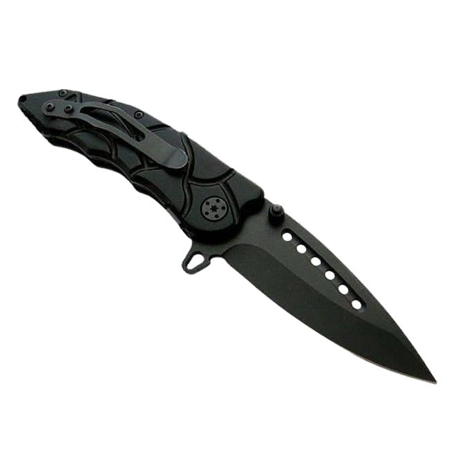 Briceag vanatoare Jurassic Blade, otel, 20 cm, negru, husa inclusa