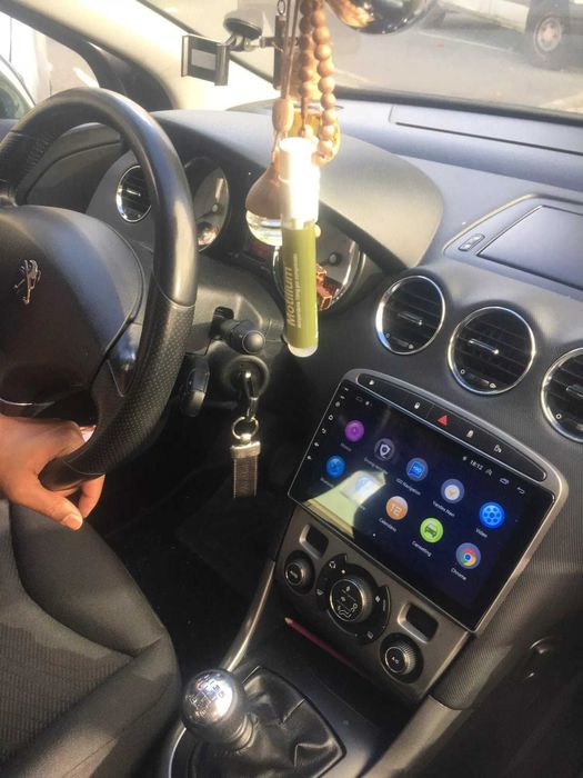 Navigatie Android Peugeot 308 Waze YouTube GPS USB casetofon