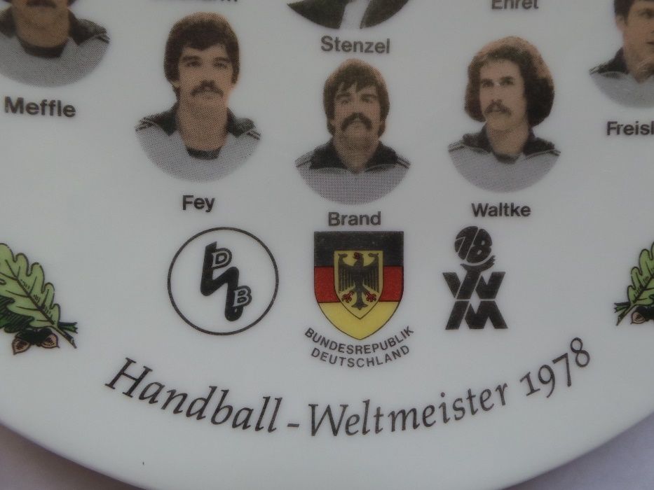 Farfurie aniversara Handball-Weltmeister 1978