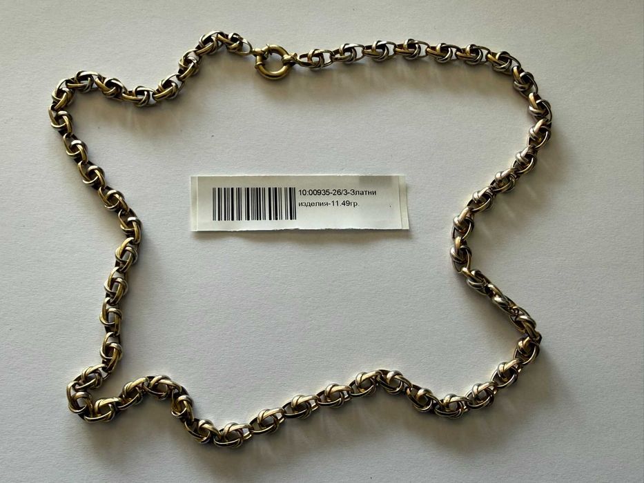 Златен синджир / ланец / кралска роза - 11.49 грама - 14к