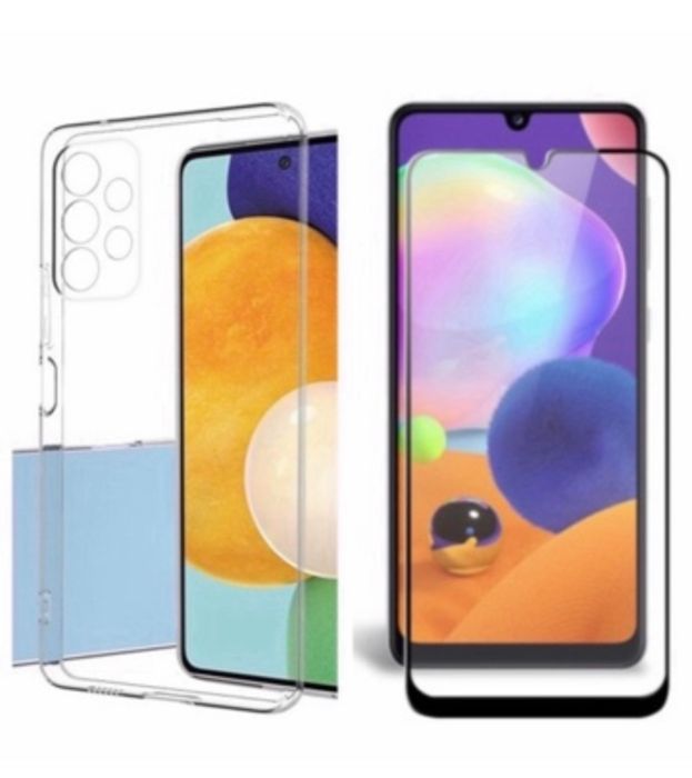 Samsung A12/A13/A23/A15/A25/A16 Pachet Husa Silicon + Folie Sticla Safe Protectie