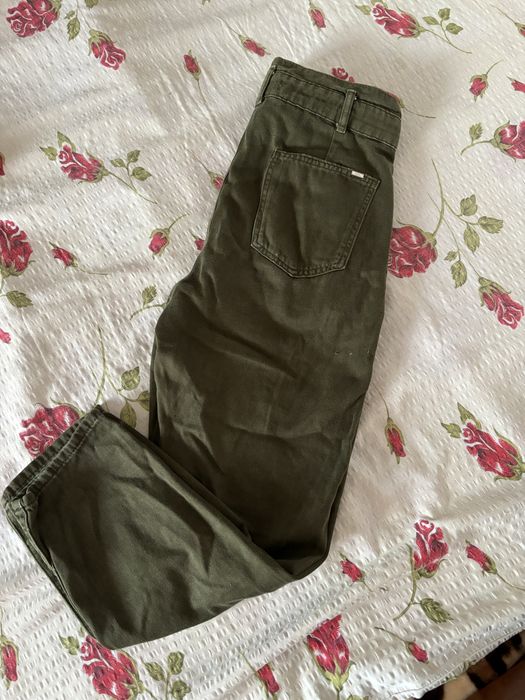 Blugi verde militar - Zara