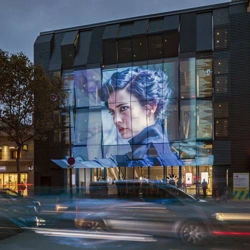 Установка LED медиафасадов и рекламных сеток под ключ