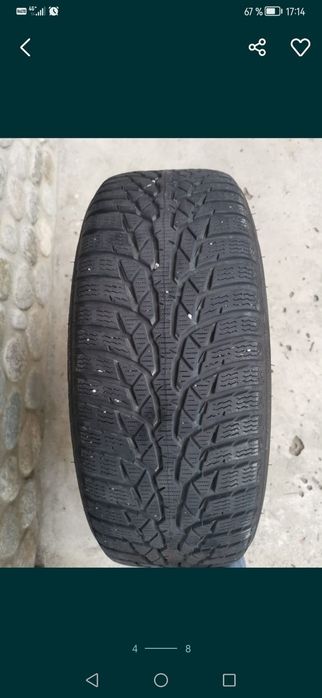 Anvelope iarna Nokian 205/60/r16 cu jante tabla originale + capace