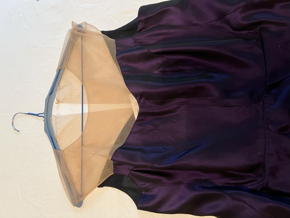 Rochie tafta mov marime S-M