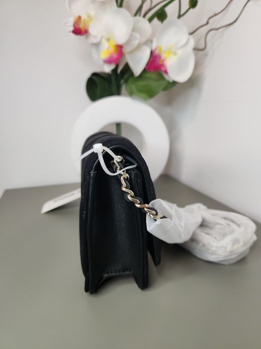 Steve Madden – дамска чанта, черна велурена