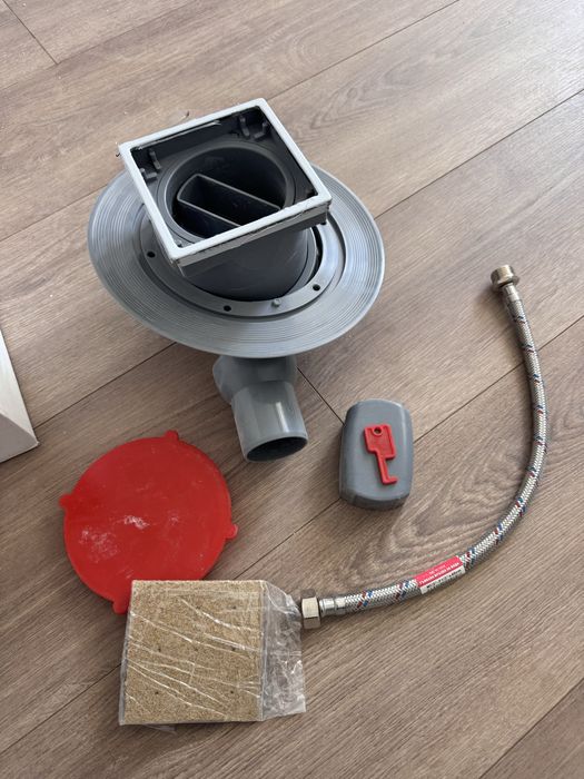 Сифон за вграждане в плоча Peštan Confluo Dry 1 Ceramic 10x10