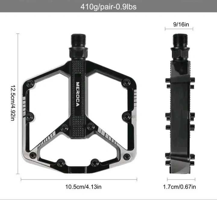 Meroca MTB Aluminiu Cnc cu  Rulmenți  !