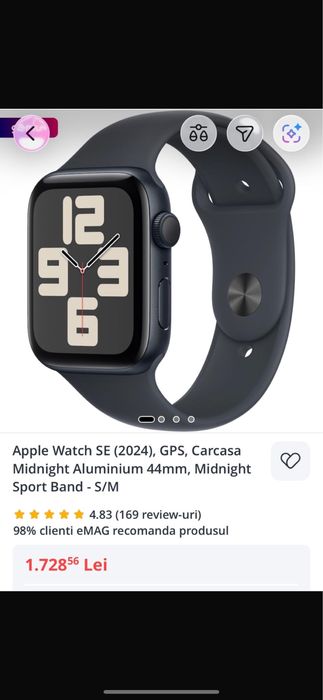 Vand ceas Apple ca nou