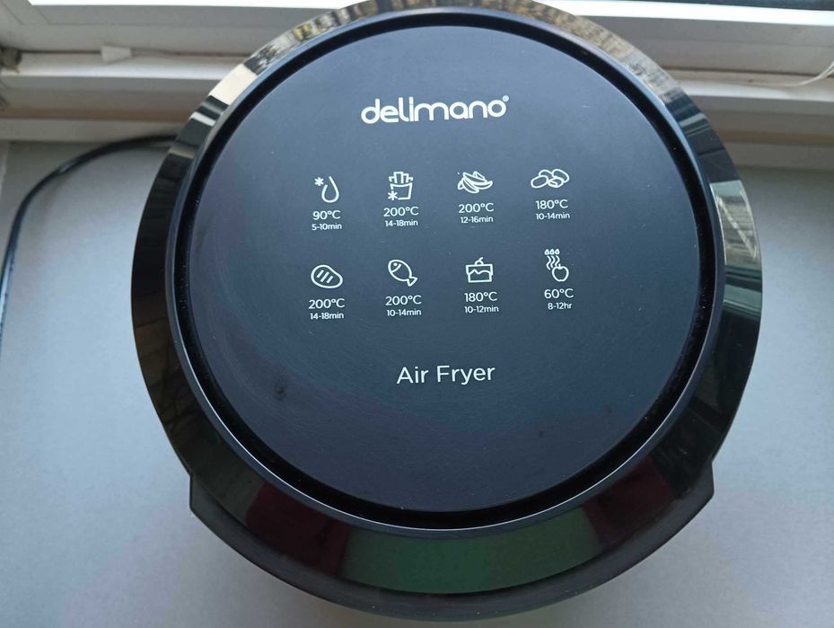 Еър фрайър DELIMANO , 3.5л, 1500W, черен