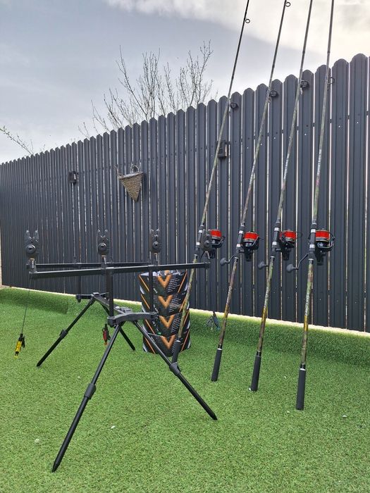 Set complet pescuit la crap Camo 3.9m