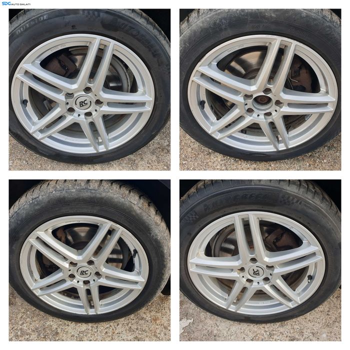 Set 4 Jante Roti Aliaj 225 50 17 R17 ZR17 Audi A4 B8 B8.5 2008 - 2015 [K1413]