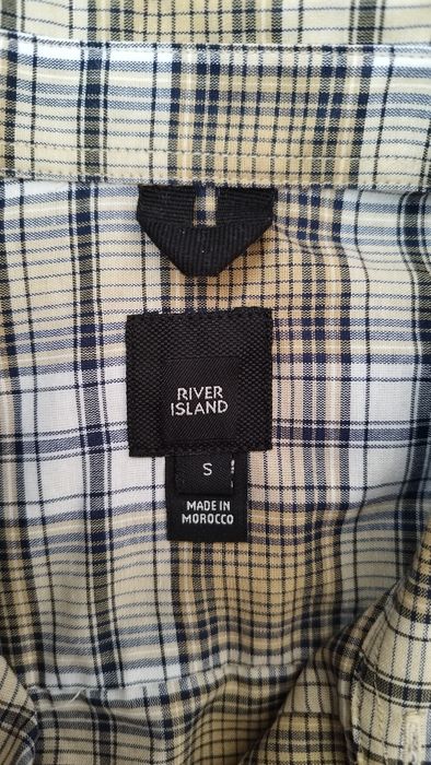 Мъжка карирана риза River Island, размер S