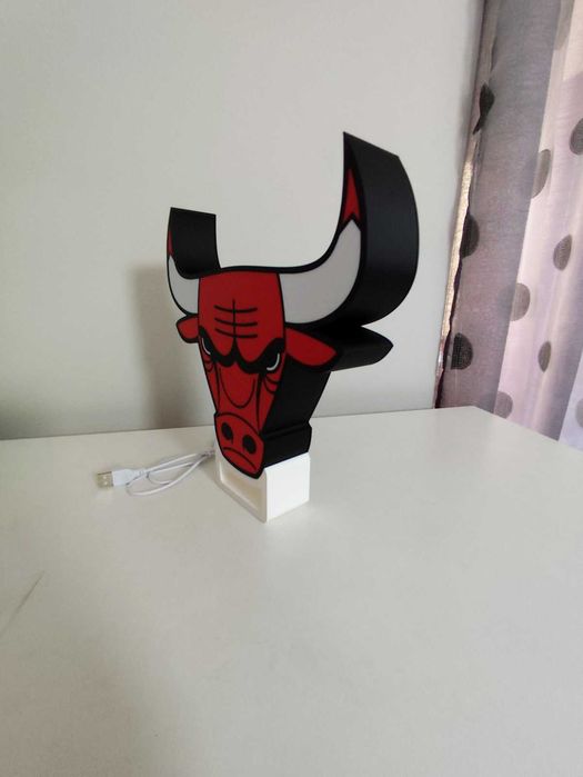 3д лампа Chicago Bulls