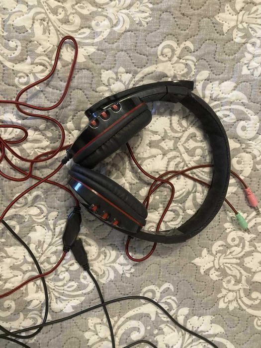 Клавиатура, мишка, слушалки, подложка - Marvo CM370 Combo 4 в 1