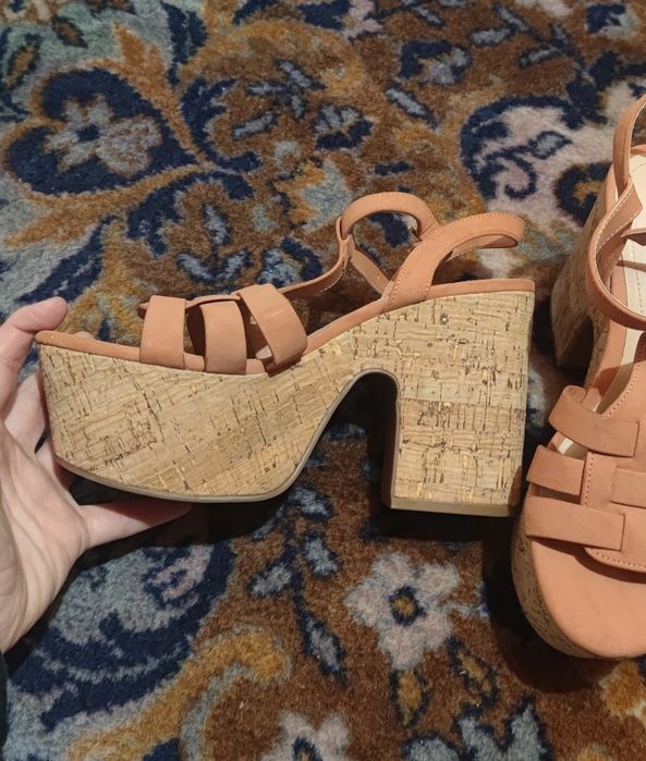 Sandale stradivarius 37 sandale platforma 37