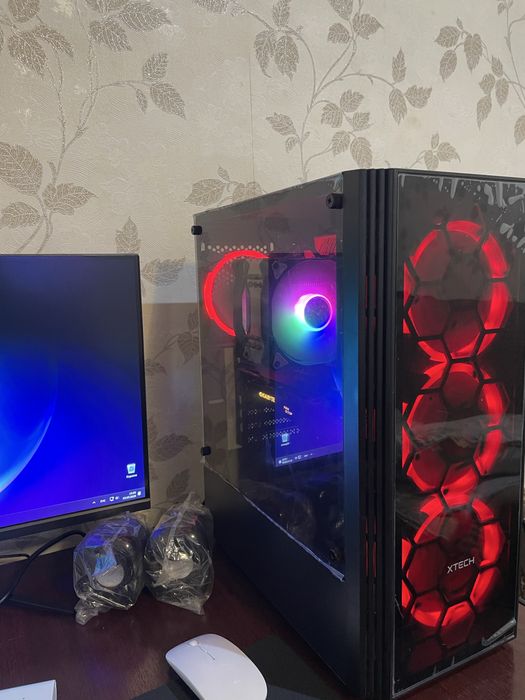Продам пк ryzen 7 5700x 16gb ddr4 ssd256gb hdd1 tb rx470 4gb gigabyte