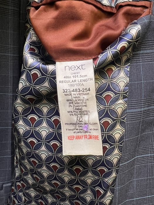 Мъжки костюми, палта, сака Andrews Андрюс, Зара, Next, 52 номер